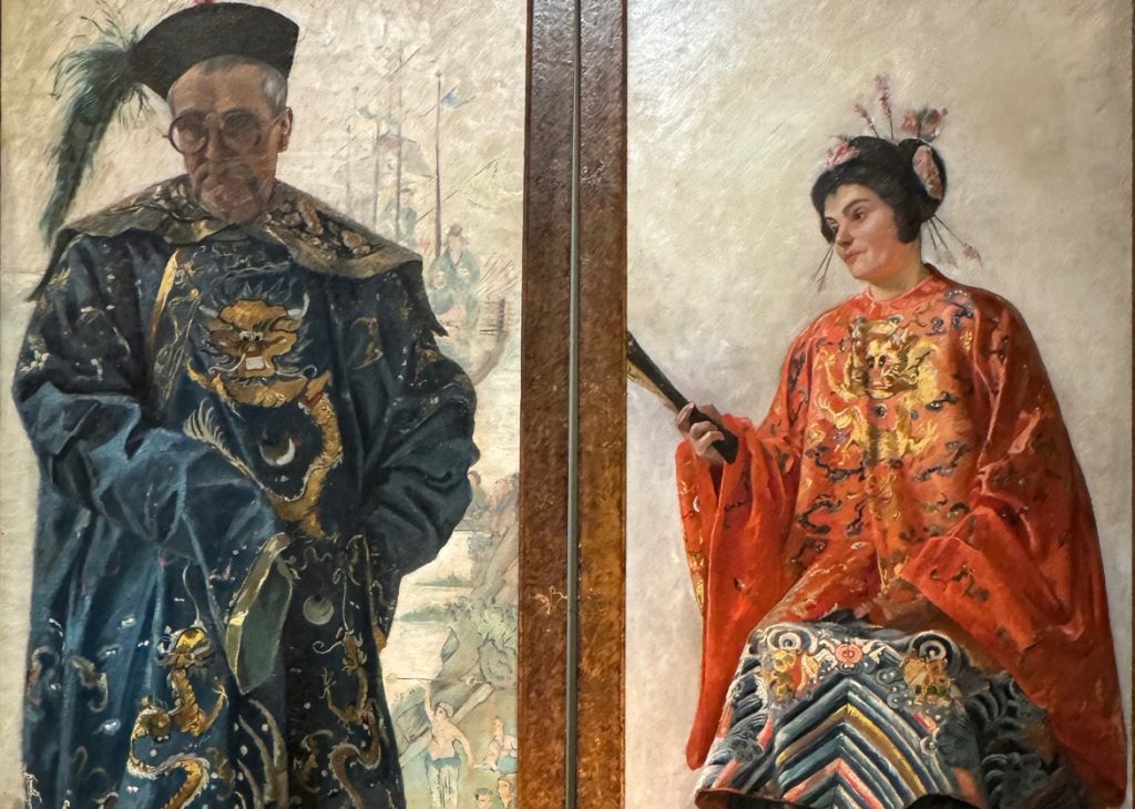 TABLEAU CHINOISERIE 13 LA CREDENCE ANTIQUAIRE PARIS ANTIQUE STORE PARIS
