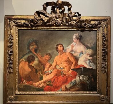 TABLEAU VENUS FORGES VULCAIN FRANCOIS BOUCHER 11 LA CREDENCE PARIS ANTIQUE STORE